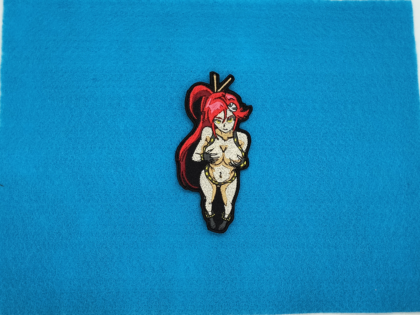 Yoko waifu v2 embroidered patch