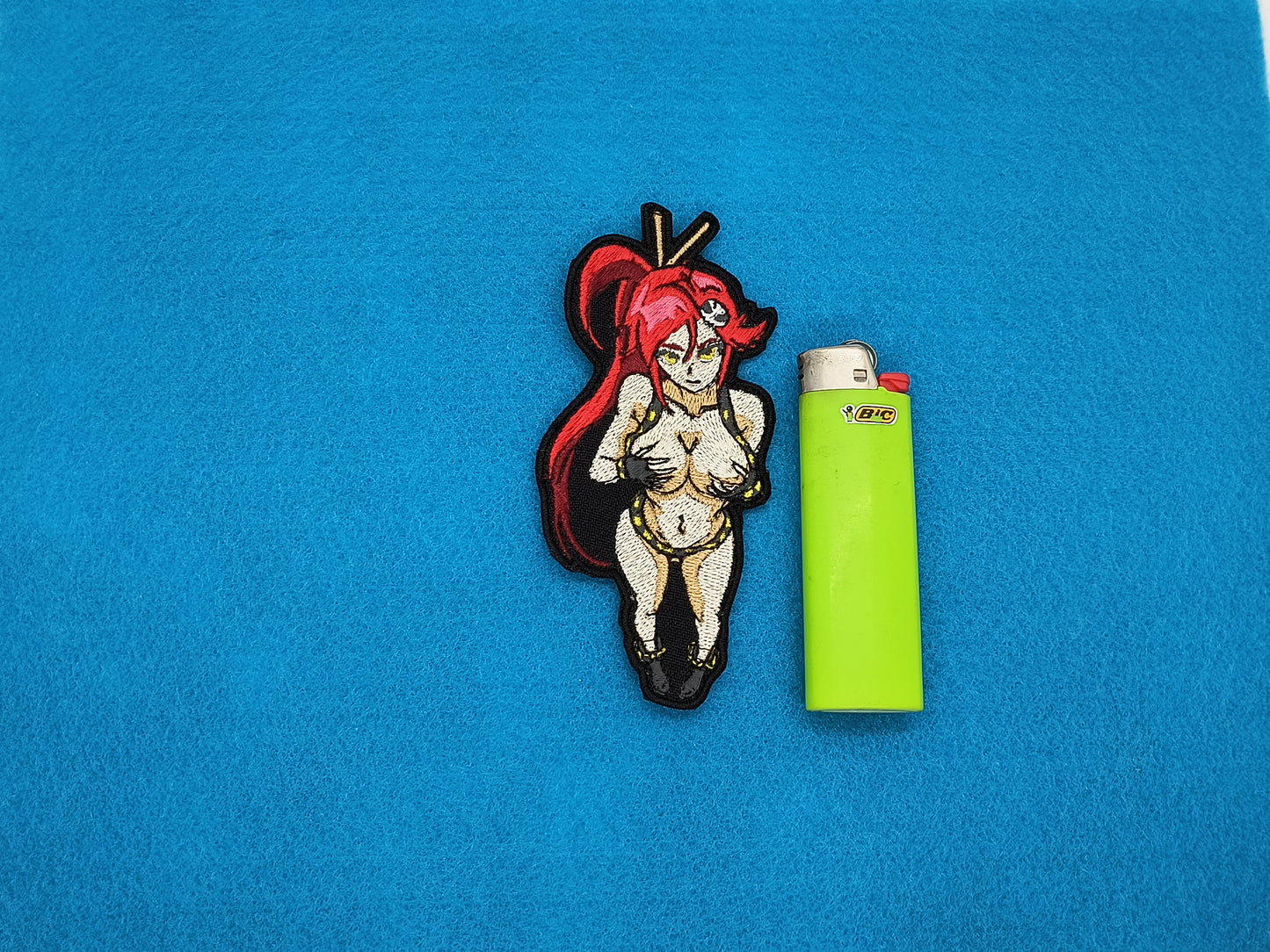 Yoko waifu v2 embroidered patch