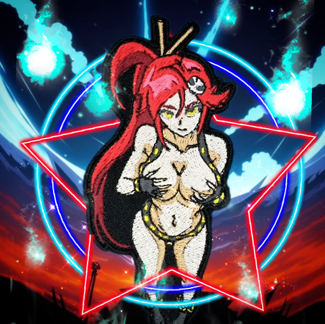 Yoko waifu v2 embroidered patch