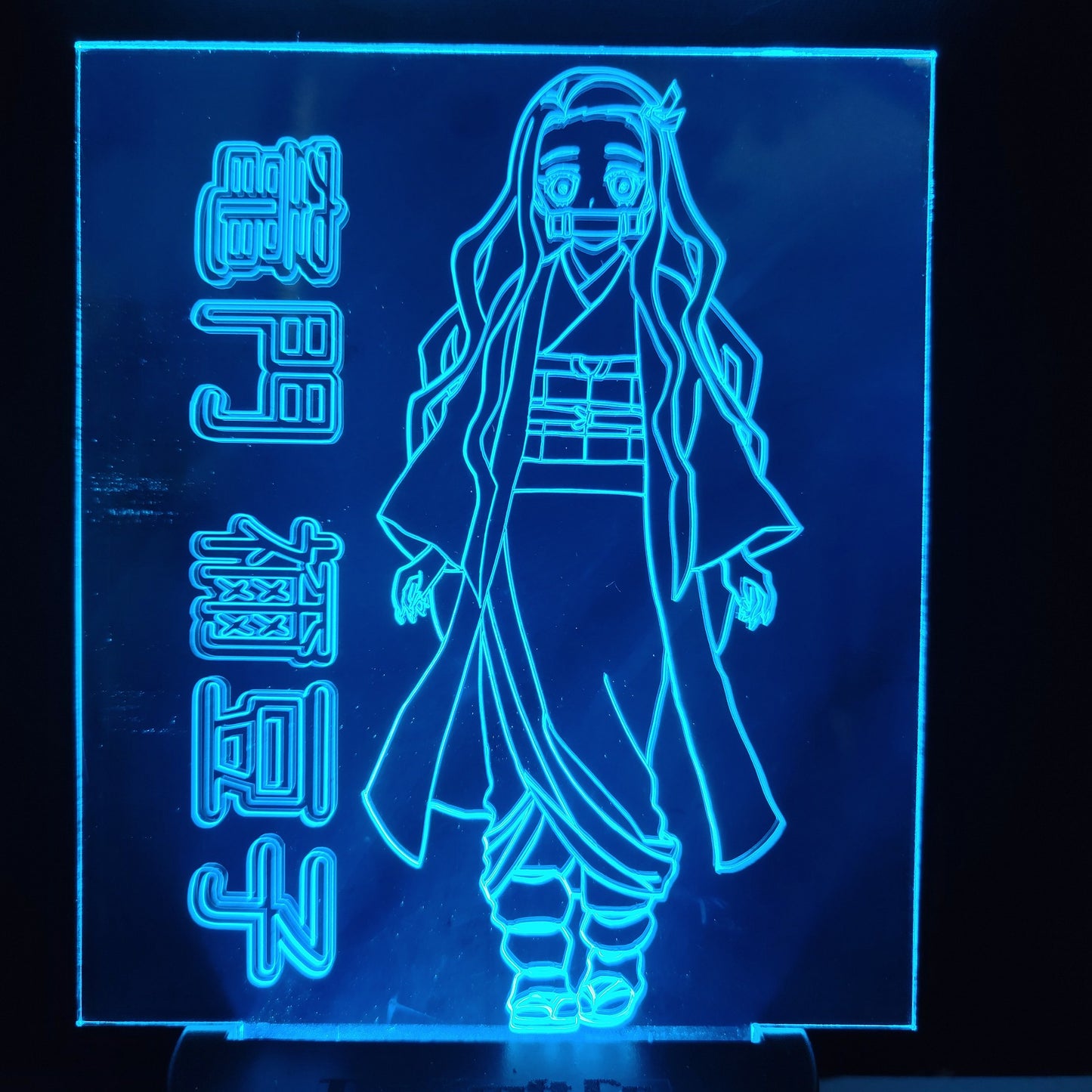 demon girl acrylic light