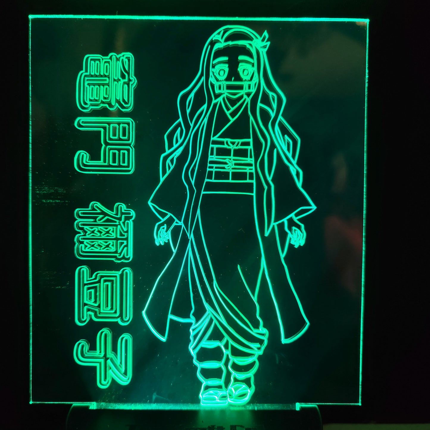 demon girl acrylic light