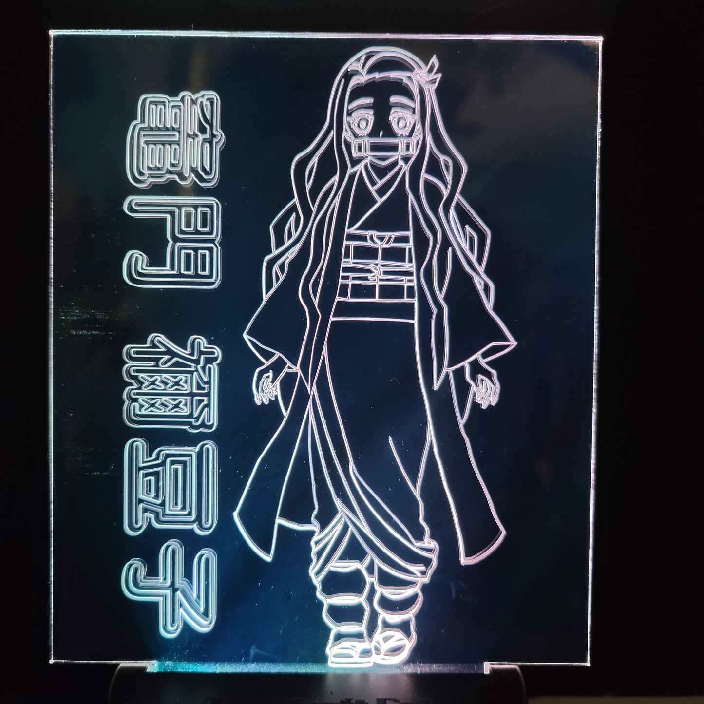 demon girl acrylic light