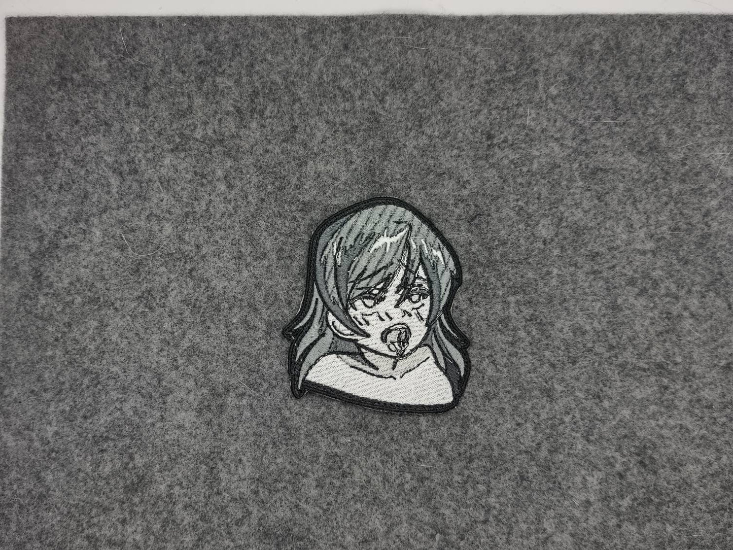 embroidered Aheago anime girl patch.