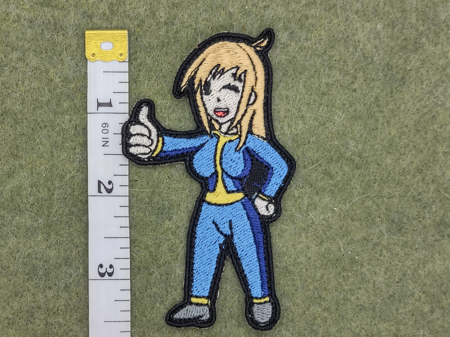 fallout vault girl embroideredpatch