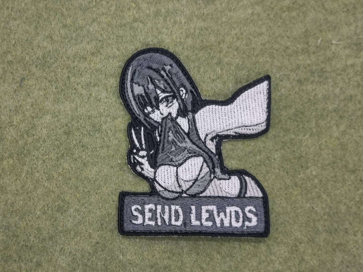 Send lewds anime embroidered patch