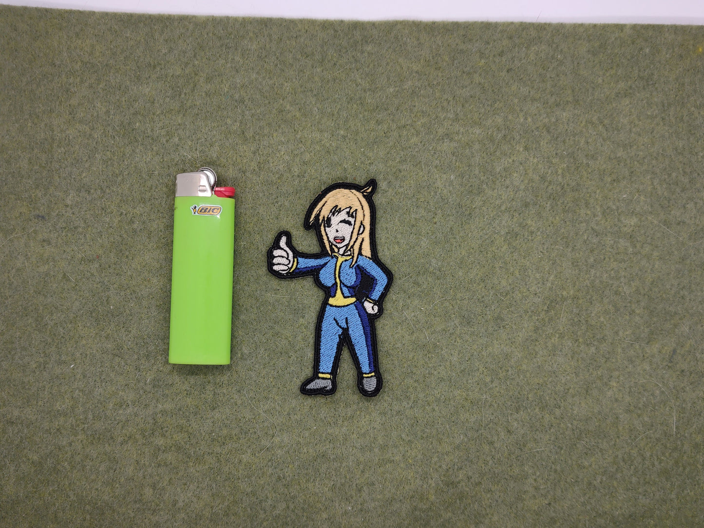 fallout vault girl embroideredpatch