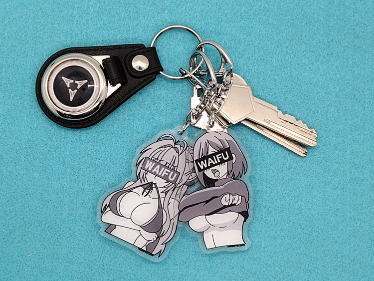 Crafted Waifus Key chains