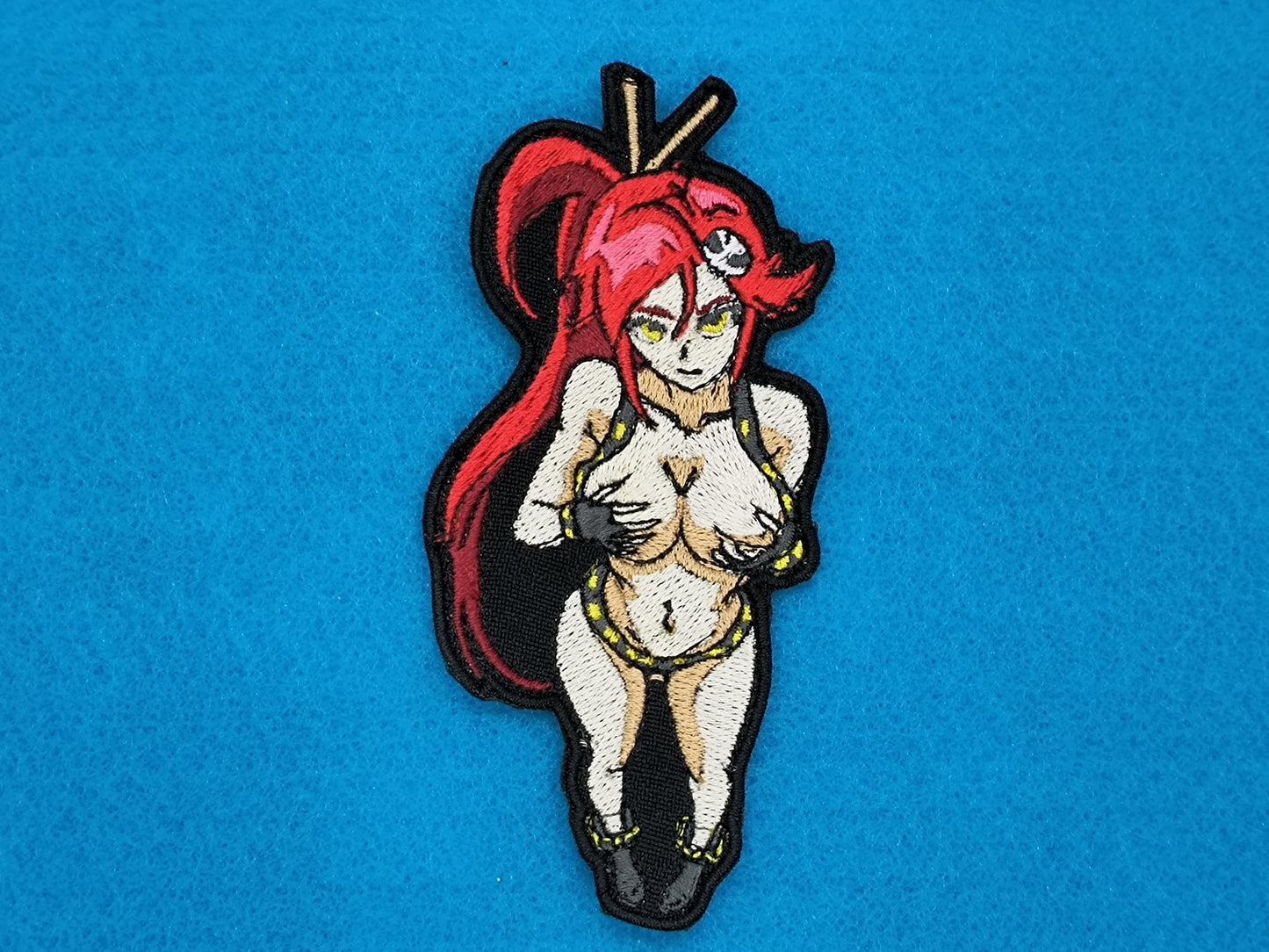 Yoko waifu v2  embroidered patch