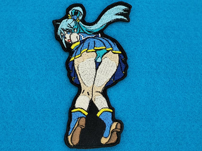 Aqua v2 embroidered patch