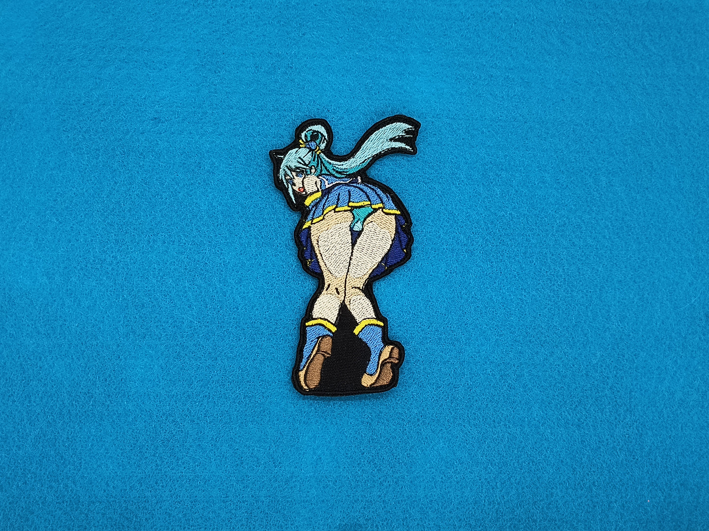 Aqua v2 embroidered patch