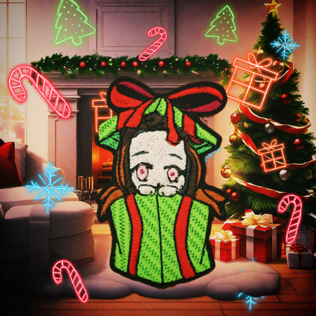 Nezuko Christmas patch