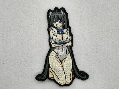 Hestia goddess embroidered patch