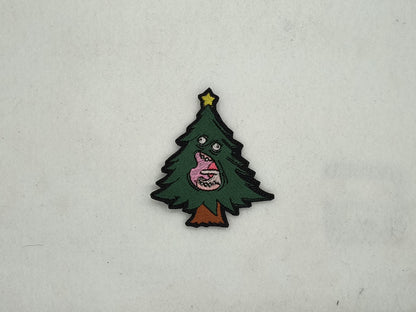 Screaming christmas tree patch