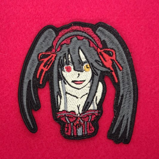 Kurumi crazy stare embroidered patch