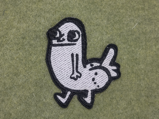 Dick butt embroidered patch