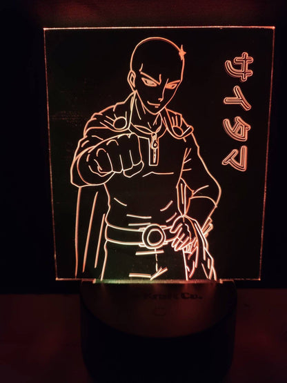 Super hero anime acrylic light