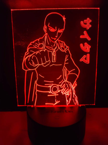 Super hero anime acrylic light