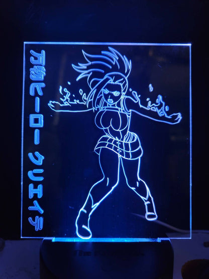 momo hero anime acrylic 3d light