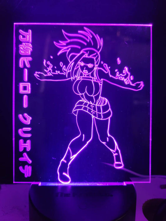 momo hero anime acrylic 3d light