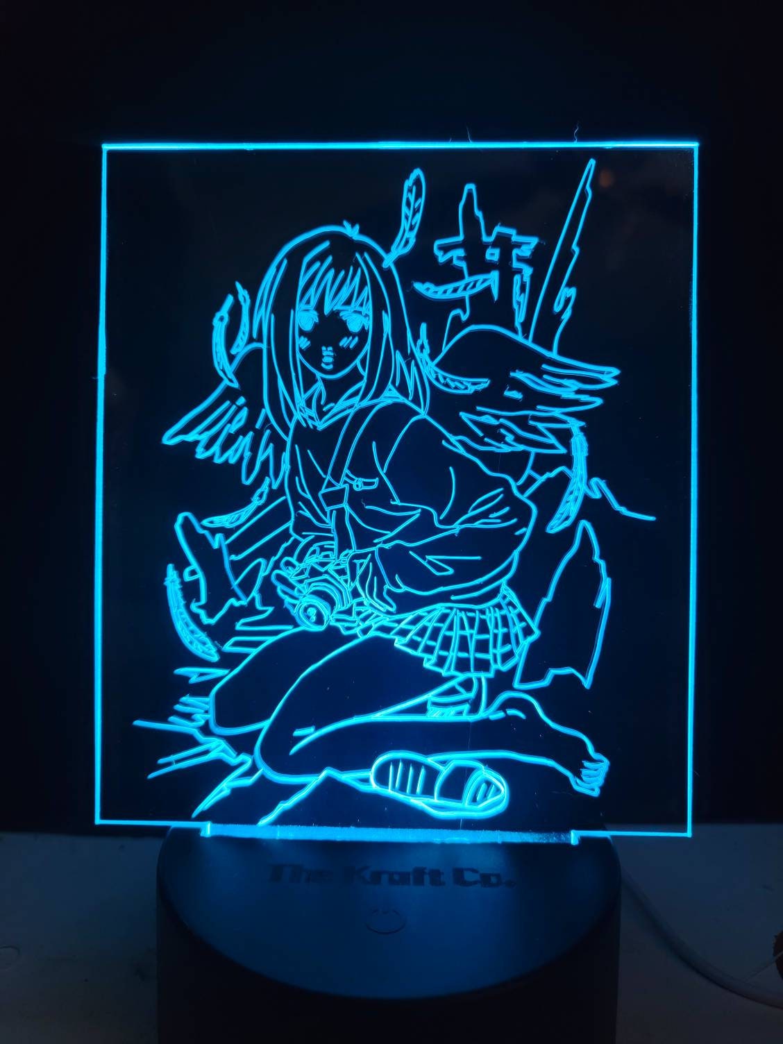 Fooly cooly anime girl acrylic 3d light