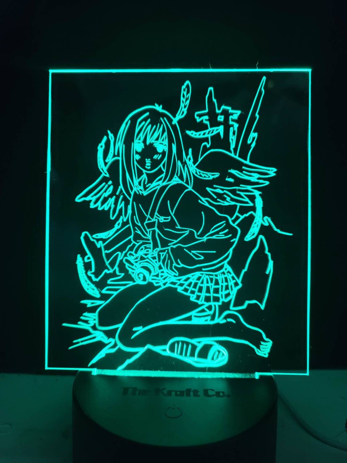 Fooly cooly anime girl acrylic 3d light