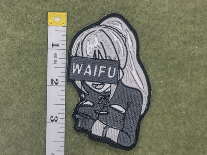 embroidered darkness anime lewd patch