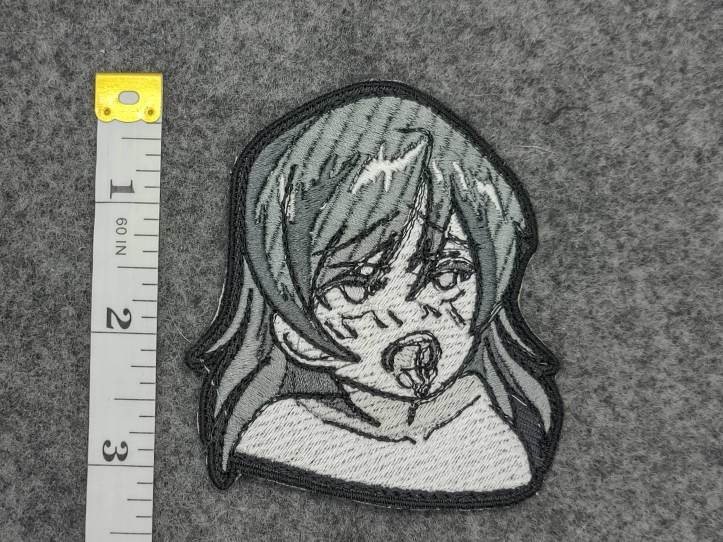 embroidered Aheago  anime girl patch.