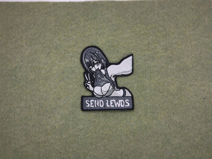 Send lewds anime embroidered  patch