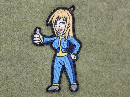 fallout vault girl  embroideredpatch