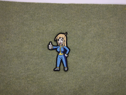 fallout vault girl  embroideredpatch