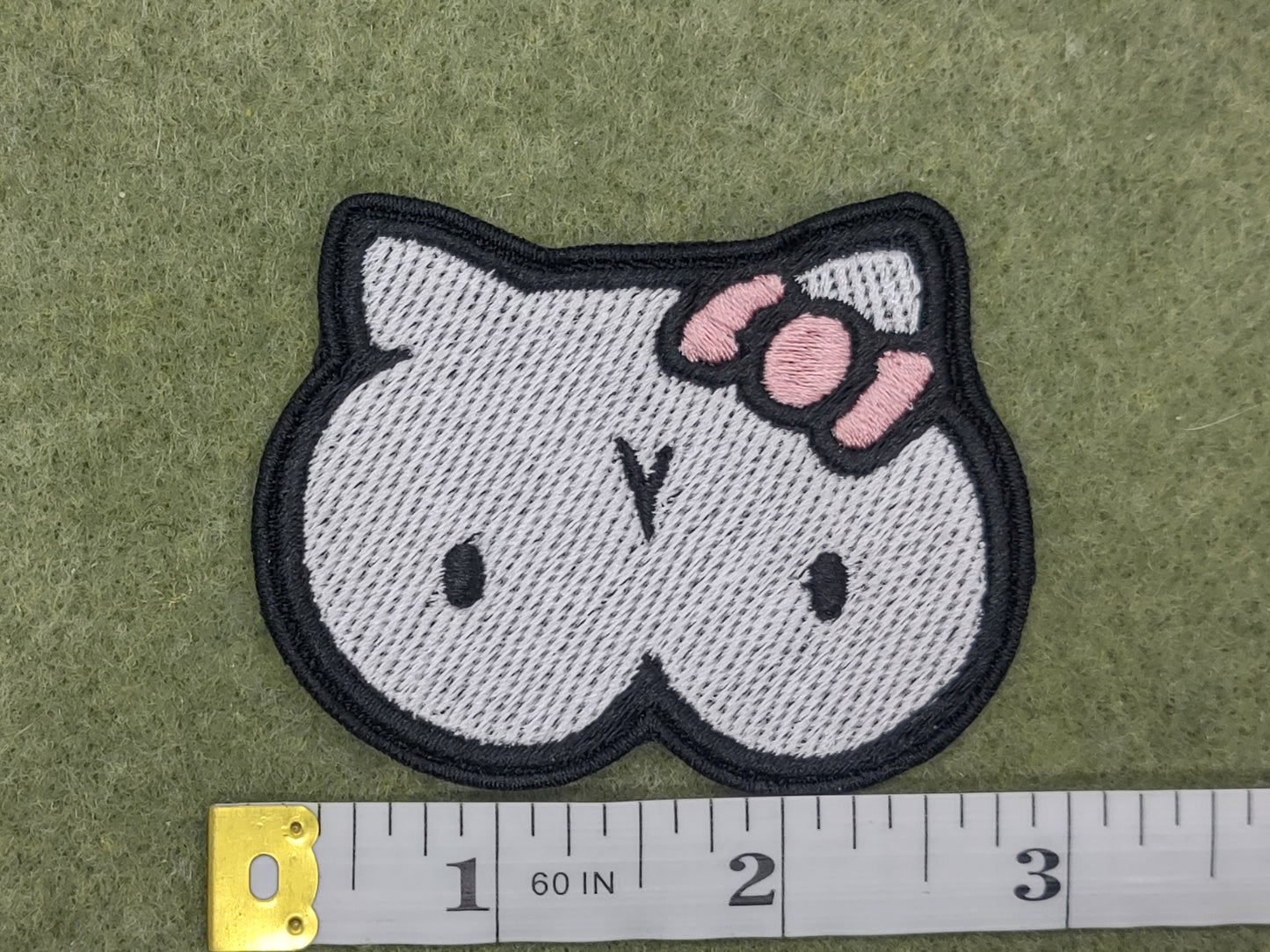 Hello titty embroiderrd patch