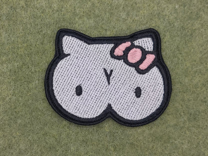 Hello titty embroiderrd patch