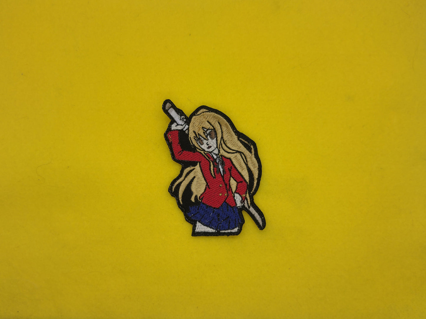 Taiga toradora embroidered patch, iron on or hook and loop